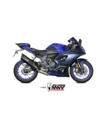 Mivv Full system 2x1 SR-1 Black Titanium Yamaha YZF R7 2022-24