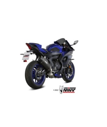 Mivv Full system 2x1 SR-1 Black Titanium Yamaha YZF R7 2022-24