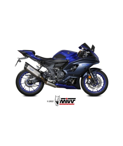 Mivv Full system 2x1 SR-1 Titanium Yamaha YZF R7 2022-24