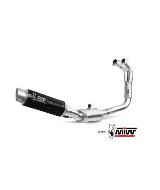 Mivv Full system 2x1 GP Pro carbono Yamaha YZF R7 2022-24
