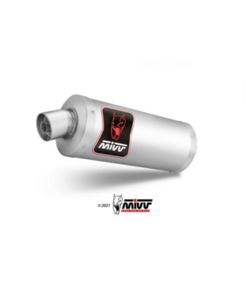 Mivv Slip-On Dakar St. Steel Triumph Tiger 1200 GT / Rally 2021-25