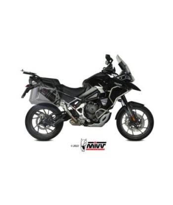Mivv Slip-On Dakar Black Triumph Tiger 1200 GT / Rally 2021-26