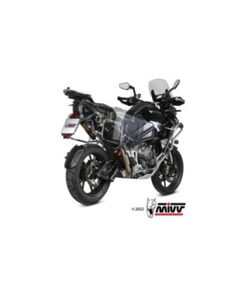 Mivv Slip-On Dakar Black Triumph Tiger 1200 GT / Rally 2021-26