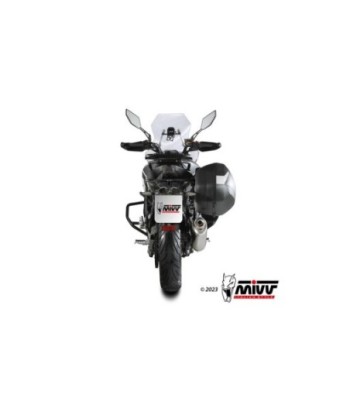 Mivv Slip-On Oval St. Steel CF Moto 650MT 2021-24