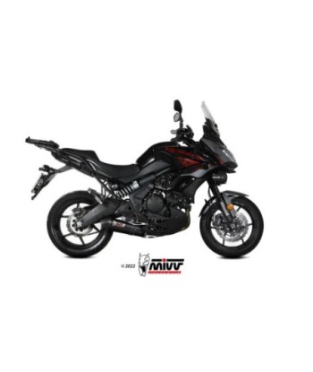 Mivv Full system 2x1 Oval Black con tapa carbono Kawasaki Versys 650 2021-25