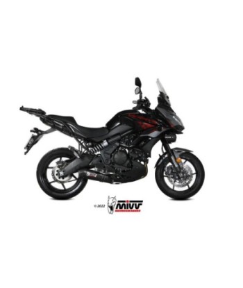 Mivv Full system 2x1 Oval carbono con tapa carbono Kawasaki Versys 650 2021-23