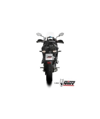 Mivv Full system 2x1 Oval carbono con tapa carbono Kawasaki Versys 650 2021-23