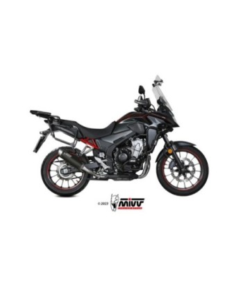 Mivv Slip-On GP Pro Black Honda CB 500 X 2021-25