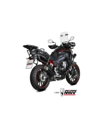 Mivv Slip-On GP Pro Black Honda CB 500 X 2021-25