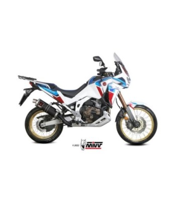 Mivv Slip-On Dakar Black Honda CRF 1100 L Africa Twin 2020-23