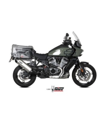 Mivv Slip-On Speed edge Titanium Harley Davidson Pan Amercia 2021-24