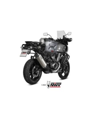 Mivv Slip-On Speed edge Titanium Harley Davidson Pan Amercia 2021-24