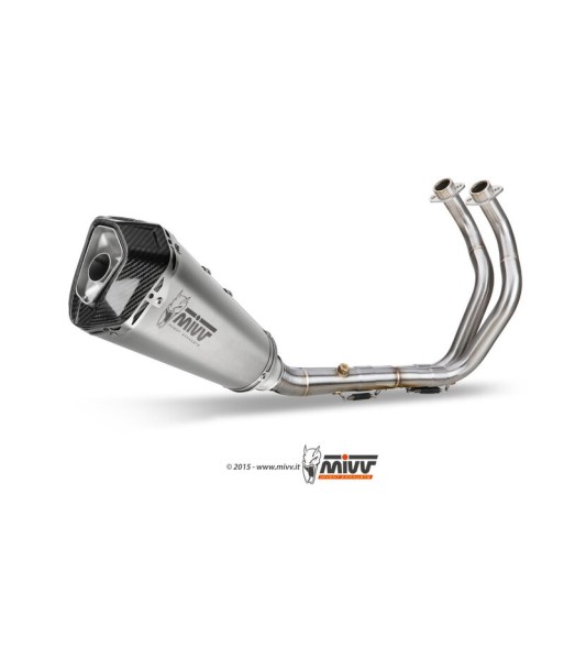 Mivv Full system 2x1 Delta Race St. Steel Yamaha MT-07 / FZ-07 2021-25
