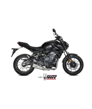 Mivv Full system 2x1 Delta Race St. Steel Yamaha MT-07 / FZ-07 2021-25