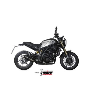 Mivv Slip-On Mk3 Black Benelli Leoncino 800 2022-24