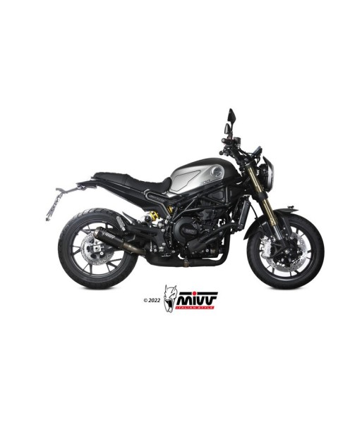 Mivv Slip-On Mk3 Black Benelli Leoncino 800 2022-24