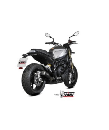 Mivv Slip-On Mk3 Black Benelli Leoncino 800 2022-24