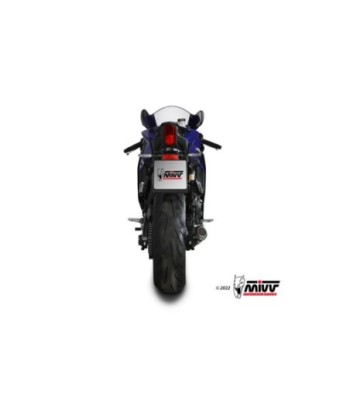 Mivv Full system 2x1 MK3 carbono Yamaha YZF R7 2022-24