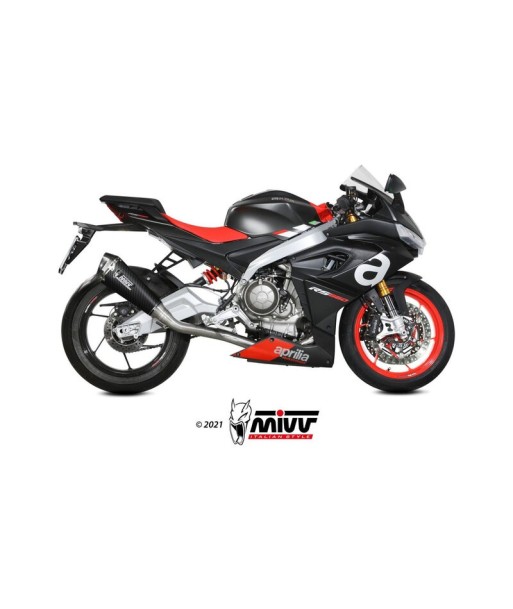 Mivv Full system 2x1 Delta Race carbono Aprilia RS 660 2020-25 / Tuono 660 2021-24