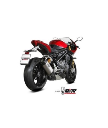 Mivv Slip-On SR-1 Titanium Triumph Speed Triple 1200 RR / RS 2021-24