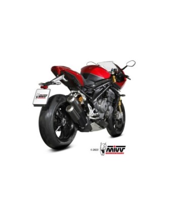 Mivv 2 Slip-On Mk3 carbono Triumph Speed Triple 1200 RR / RS 2021-24