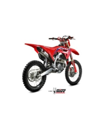 Mivv Slip-On Oval St. Steel Honda CRF 250 2022-24