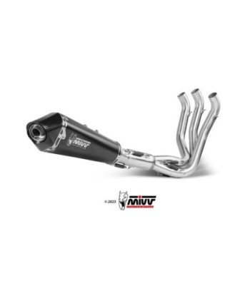 Mivv Full system 3x1 Delta Race Black Triumph Trident 660 2021-25