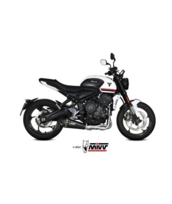 Mivv Full system 3x1 Delta Race Black Triumph Trident 660 2021-25