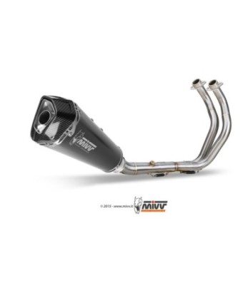 Mivv Full system 2x1 Delta Race Black Yamaha MT-07 / FZ-07 2021-25