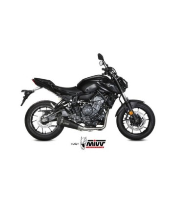 Mivv Full system 2x1 Delta Race Black Yamaha MT-07 / FZ-07 2021-25