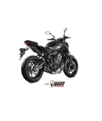 Mivv Full system 2x1 Delta Race Black Yamaha MT-07 / FZ-07 2021-25