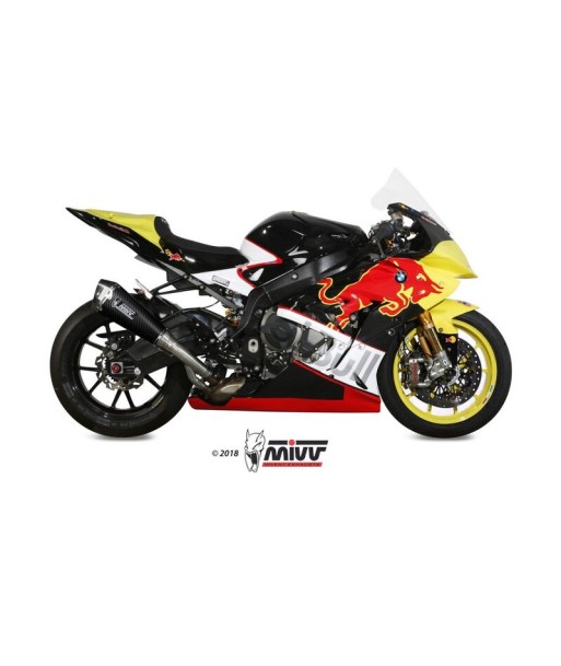 Mivv Slip-On Delta Race carbono BMW S 1000 RR 2017-18