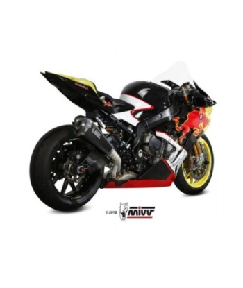 Mivv Slip-On Delta Race carbono BMW S 1000 RR 2017-18