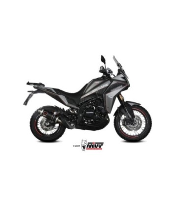 Mivv Slip-On DAKAR Black Moto MORINI X-CAPE 2021-24
