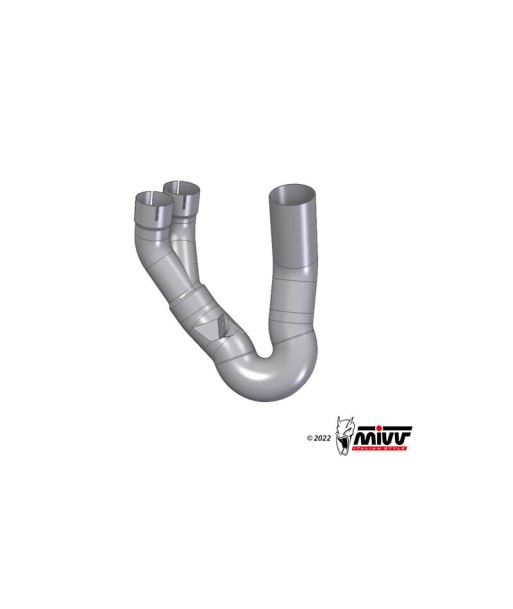 Mivv Tubo no kat (compatible con silenciadores Mivv y Originales) Ducati Hypermotard 950 2021-25