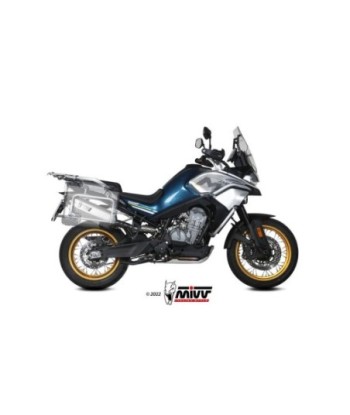 Mivv Slip-On Speed edge St. Steel CF Moto 800MT 2022-26