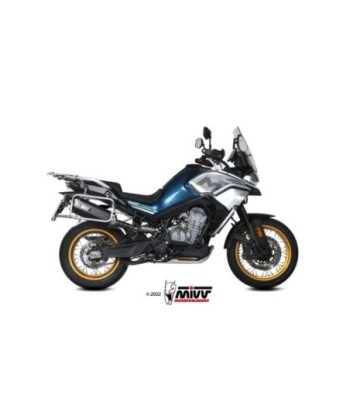 Mivv Slip-On Speed edge Black CF Moto 800MT 2022-26