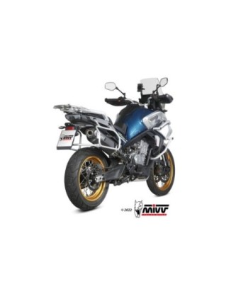Mivv Slip-On Speed edge Black CF Moto 800MT 2022-26