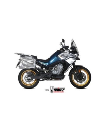 Mivv Slip-On Speed edge Black CF Moto 800MT 2022-26