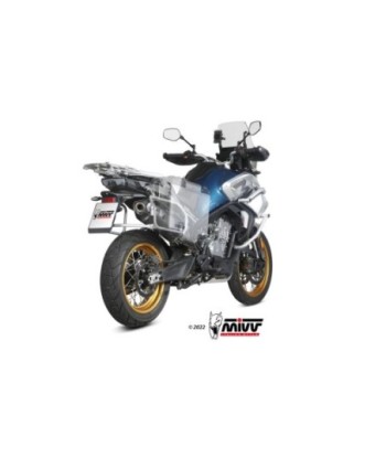 Mivv Slip-On Speed edge Black CF Moto 800MT 2022-26