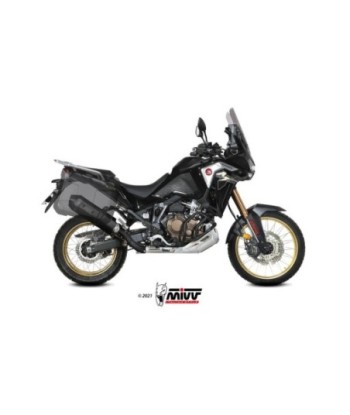 Mivv Slip-On Speed edge Black Honda CRF 1100 L Africa Twin 2020-23
