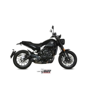 Mivv Slip-On Double Gun Black Benelli Leoncino 2017-24