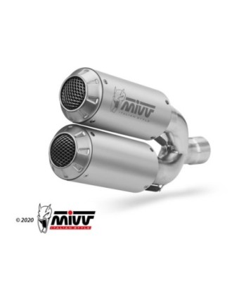 Mivv 2 Slip-On Mk3 St. Steel Ducati Hypermotard 939 2016-18
