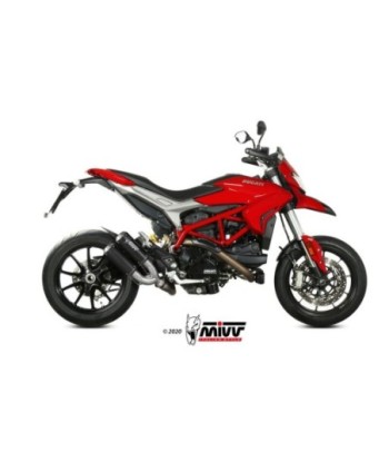 Mivv 2 Slip-On Mk3 black Ducati Hypermotard 939 2016-18