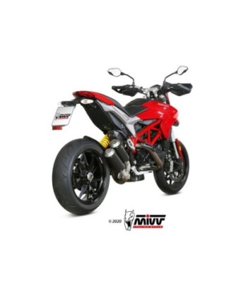 Mivv 2 Slip-On Mk3 black Ducati Hypermotard 939 2016-18