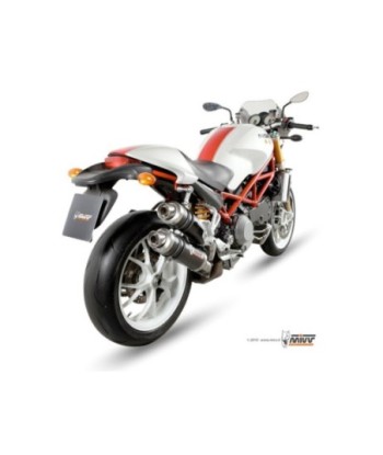 Mivv 2 Slip-On GP carbon Ducati Monster S4Rs 2006-08