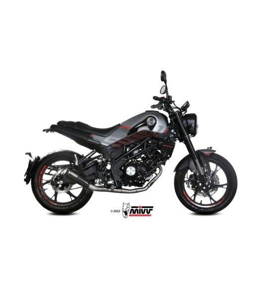 Mivv Full system 1x1 X-M1 Black Benelli Leoncino 125 2022-24