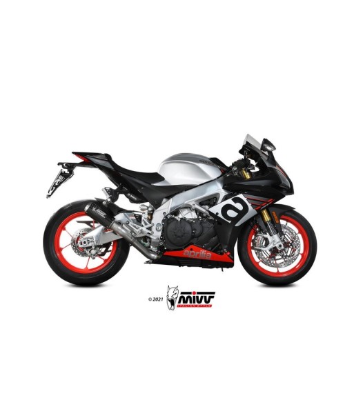Mivv Slip-On Mk3 carbono Aprilia RSV4 2017-20