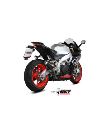 Mivv Slip-On Mk3 carbono Aprilia RSV4 2017-20
