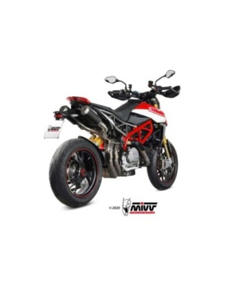 Mivv 2 Slip-On Mk3 carbono Ducati Hypermotard 950 / SP / RVE 2021-25